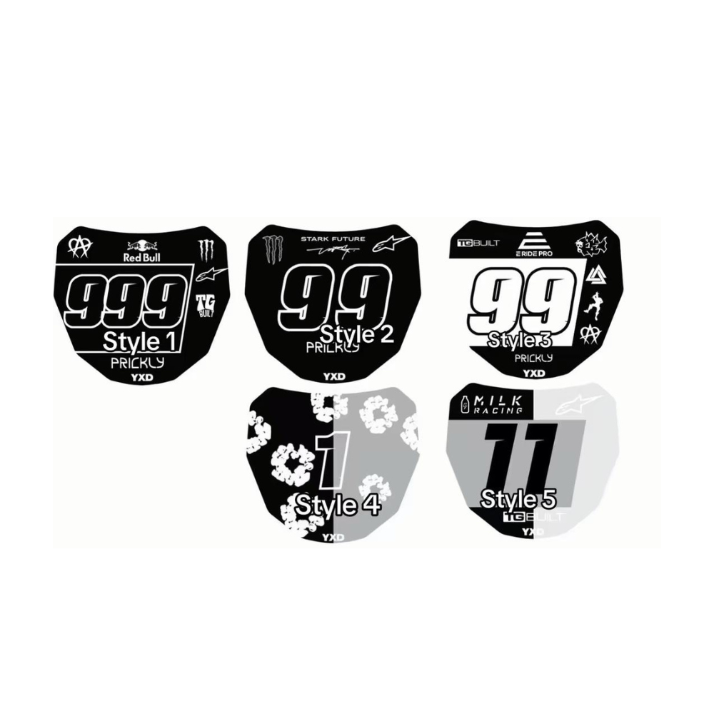 3 Mini Plate decals