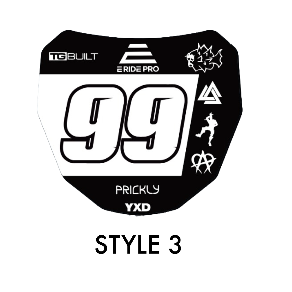 Custom Odi plate decal