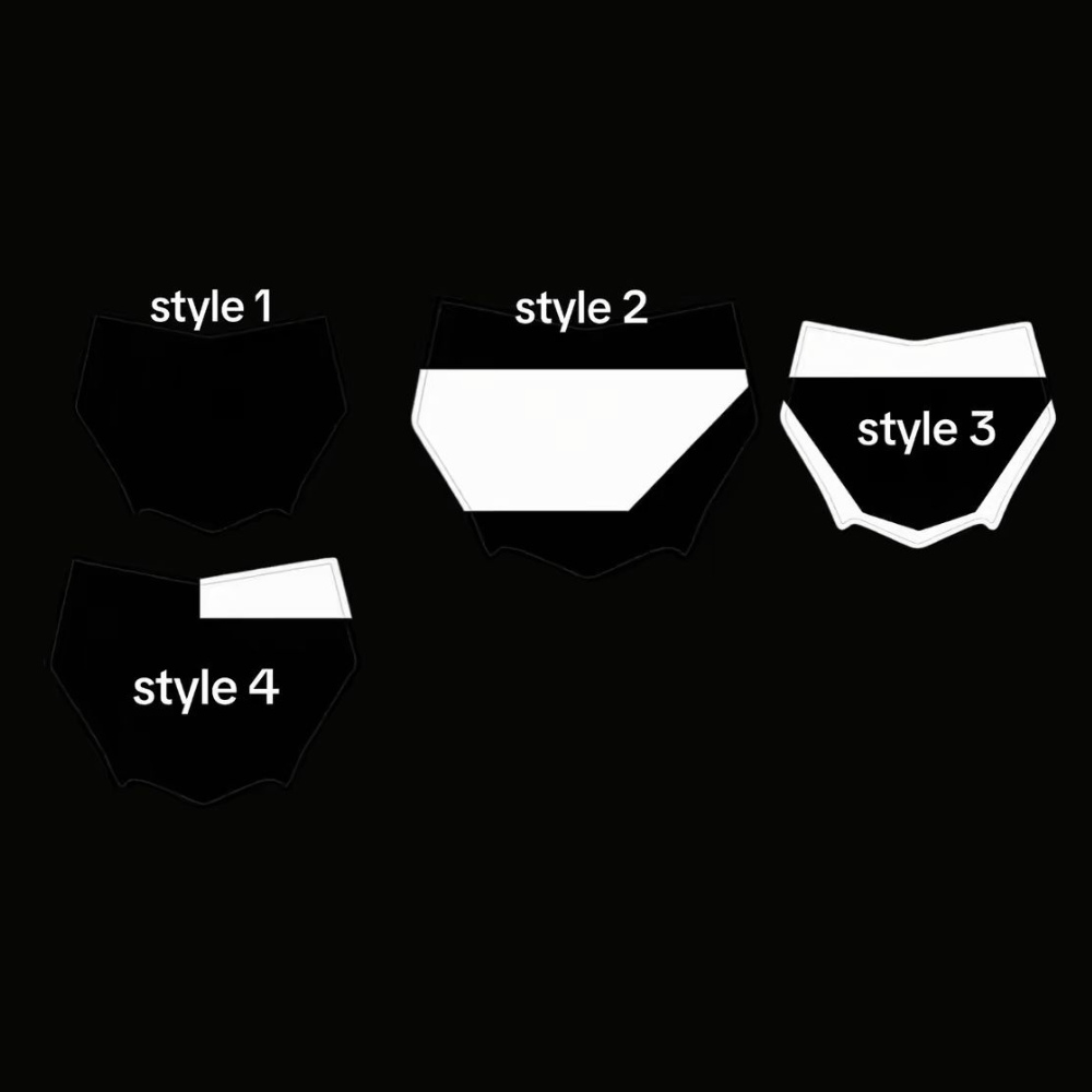 3 Mini Plate decals